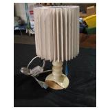 Mini Stick Table Lamp with Pleated Shade Green - Room Essentialsâ¢ (see pictures and description) - Retail: $10