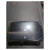 Tork Mini Jumbo Bath Tissue Dispenser - Plastic, Double Roll, Black MSRP $30 - Retail: $30