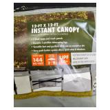 Ozark Trail 12  x 12  Instant Straight Leg Canopy for Camping - Gray - Retail: $165