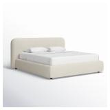 Bella Upholstered Platform Bed - Retail: $1,749