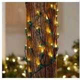 Home Accents Holiday 150 LED Ribbon Net Lights Warm White - Retail: $37