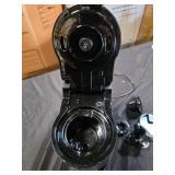 COWSARCoffee Machine 2-in-1 Single Serve Cup Drip Coffee Maker, for K-Cup Coffee Capsule Pod, Coffee Powder in Black - Retail: $94