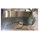 HGUOQ36 in. 900 CFM Ducted Under Cabinet Range Hood in Stainless Steel with LED Lights, Top/Rear Vent, Washable Mesh Filters - Retail: $329