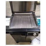 Charbroil Electric Grill, Edge 330 Square Inch Grill with Cabinet and Side Shelves, Black - Retail: $297