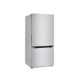 Vissani30 in. 18.7 cu. ft. Bottom Freezer Refrigerator in Fingerprint Resistant Stainless Steel, Garage Ready DAMAGED (See Pictures and Description) - Retail: $969