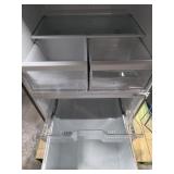 Vissani30 in. 18.7 cu. ft. Bottom Freezer Refrigerator in Fingerprint Resistant Stainless Steel, Garage Ready DAMAGED (See Pictures and Description) - Retail: $969