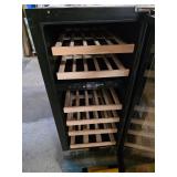 AOBOSI 15 inch Wine Refrigerator 28 Bottles Dual Zone (See Pictures and Description) - Retail: $629