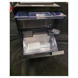 EUHOMY9.4 in. 30 lb. Crescent Ice Portable Countertop Ice Maker in Silver with 3-Ice Sizes, Clean Cycle, Ice Scoop - Retail: $249