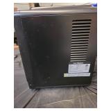 EUHOMY9.4 in. 30 lb. Crescent Ice Portable Countertop Ice Maker in Silver with 3-Ice Sizes, Clean Cycle, Ice Scoop - Retail: $249