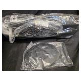 Lasko1500W 22 in. Black Indoor Electric Tower Ceramic Forced Air Ceramic Space Heater with Child Lock, 3-Speeds, and Remote - Retail: $53