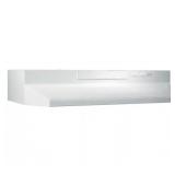 Broan-NuToneF40000 30 in. 230 Max Blower CFM Convertible Under-Cabinet Range Hood with Light in White - Retail: $88