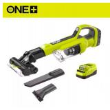 RYOBIONE+ 18V Cordless Hand Vacuum with Powered Brush Kit with 2.0 Ah Battery and Charger - Retail: $139