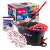 O-CedarEasyWring Deep Clean Microfiber Spin Mop w/ Bucket System, 1 Machine Washable Mop Head (The Home Depot Exclusive) - Retail: $39