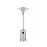 Hampton Bay48000 BTU Stainless Steel Propane Standing Patio Heater with Wheels - Retail: $159
