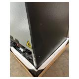 SIMZLIFE17.7 in.W Single Zone 130-Cans Freestanding Beverage Refrigerator Cooler in Black, Reversible Door - Retail: $299