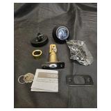 DefiantMatte Black Single Cylinder Deadbolt - Retail: $13