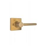 DefiantTonebridge Brushed Gold Hall/Closet Door Handle with Square Rose - Retail: $20