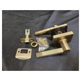 DefiantTonebridge Brushed Gold Hall/Closet Door Handle with Square Rose - Retail: $20