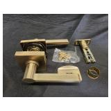 DefiantTonebridge Brushed Gold Hall/Closet Door Handle with Square Rose - Retail: $20