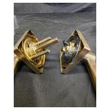 DefiantTonebridge Brushed Gold Hall/Closet Door Handle with Square Rose - Retail: $20