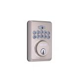 DefiantRadius Satin Nickel Single Cylinder Keypad Deadbolt Lock - Retail: $35