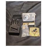 DefiantRadius Satin Nickel Single Cylinder Keypad Deadbolt Lock - Retail: $35