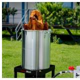 outermust30 qt. Turkey Fryer and Burner Set Turkey Deep Fryer 50,000 BTU - Retail: $69