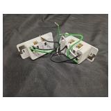 Commercial Electric15 Amp Single-Pole White Smart Rocker Light Switch with Wi-Fi and Bluetooth Technology Powered by Hubspace (2-Pack) - Retail: $19