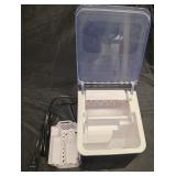 EUHOMY8.1 in. 27lb/Day Bullet Countertop Portable Ice Maker in Black - Ice Scoop, Fast Production, Self-Cleaning, Quiet - Retail: $99