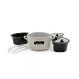Crock-Pot8 qt. Oat Milk Slow Cooker with Multicooker and 8 qt. Cooking Pot - Retail: $159