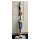 SharkSteamSpot Corded Steam Mop with Steam Blaster for Hard Floors in White with XL Removable Tank, Washable Pads, S2001 - Retail: $109