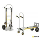 Gorilla1,000 lbs. Capacity Convertible All Aluminum Hand Truck with Multi-Grip Power Handle, Wide Load Toe Plate Technology DAMAGED (See Pictures and Description) - Retail: $249