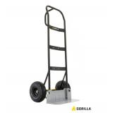 Gorilla1,000 lbs. Capacity Steel Hand Truck with Multi-Grip Power Handle, Wide Load Toe Plate Super Duty Axle, Flat Free Tires - Retail: $149