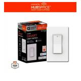 Commercial Electric10 Amp 3-Way Smart Home Specialty Light Switch with Wi-Fi and Bluetooth Technology, White, Powered by Hubspace (1-Pack - Retail: $17
