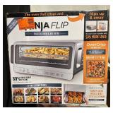 NINJA18.55 Qt. Flip Toaster Oven & Air Fryer, 8-in-1 Functionality - Retail: $169