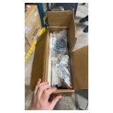 OLIXIS Dresser for Bedroom, 7 Storage Drawers, Wide Fabric Closet Chests Organizer Tower Furniture, TV Stand with Wooden Top Metal Frame for Clothes, Living Room, Hallway, Entryway, Classic White