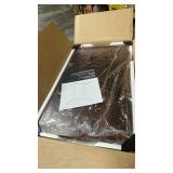 Sweetcrispy Small Standing Desk Rolling Table Adjustable Height, Laptop Mobile Stand with Wheels, Portable Computer Workstation with Tiltable Desktop for Teacher Classroom Home Office, Brown