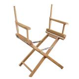 Casual Home 18-Inch Director Chair, Natural Frame