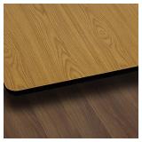 Flash Furniture Glenbrook 24" x 42" Rectangular Table Top with Natural or Walnut Reversible Laminate Top