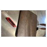 Boraam Torino Counter Height Wood Kitchen Bar Stool - Carbonite Finish