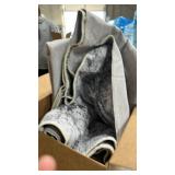 Rugcomf 6x9 Rug Washable Bedroom Rug Large Soft Area Rug Abstract Pattern Non-Slip Faux Wool Vintage Rug for Living Room, Farmhouse, Dining Room, Kids Playroom, Grey and Black