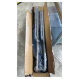 Flash Furniture 2 Pack HERCULES Series Premium Curved Triple Braced & Double Hinged Navy Fabric Metal Folding Chair