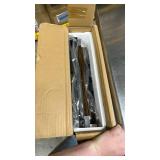 VASAGLE Bakers Rack, Kitchen Shelf, Kitchen Island, Microwave Oven Stand with 3 Open Shelves, 6 Hooks, Metal Frame, 15.7 x 31.5 x 35.4 Inches, Industrial, Rustic Brown and Black UKKI002B01