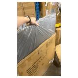 Flash Furniture Madelyn 33.5" Square Folding Multipurpose Card Table with Padded Vinyl Top, Portable Folding Game Table for 4 Players, Gray