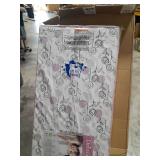 Dream On Me Floral Dreams 5 Firm Fiber Crib & Toddler Mattress (52" L x 28" W), 2-in-1 Dual-Sided Infant & Toddler Support, Waterproof & Stain Resistant, GREENGUARD Gold & JPMA Certified - Rose Pink