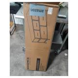 SONGMICS Dresser for Bedroom, Chest of Drawers, Steel, MDF, 5 Non-Woven Fabric Drawers, Storage Organizer Unit, Closet, Entryway, Cloud White and Snow White ULGS322W01S