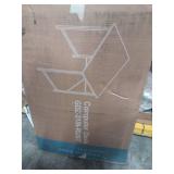 DUMOS 32 in Small Computer Desk for Home Office, Modern Study Work Table Simple Style for Bedroom, Writing Desks with X-Shaped Reinforcement, Rust