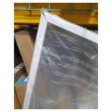 Sweetcrispy Computer Desk, Small Office 32 Inch Writing Work Study Student Teacher Home Bedroom Table with Metal Frame Wood Tabletop - White