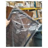 DUMOS 32 in Small Computer Desk for Home Office, Modern Study Work Table Simple Style for Bedroom, Writing Desks with X-Shaped Reinforcement, Rust