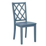 Powell Conolly Blue Graphite Dining Side Chair